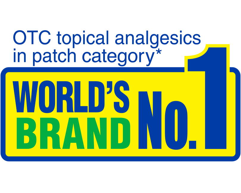 #1 OTC Topical Analgesic badge