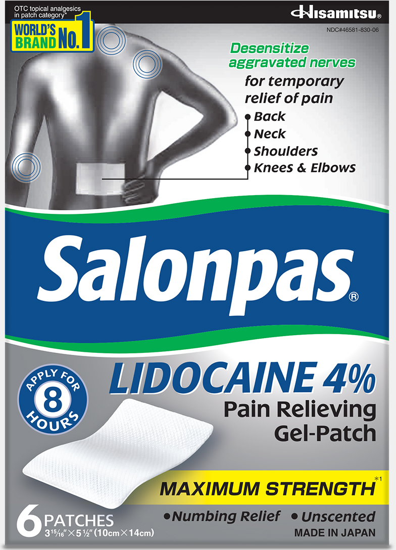 Lidocaine Patch 6 count