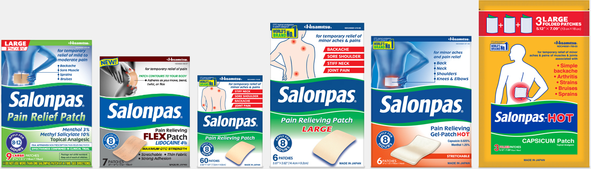 Salonpas&reg; family shot of products