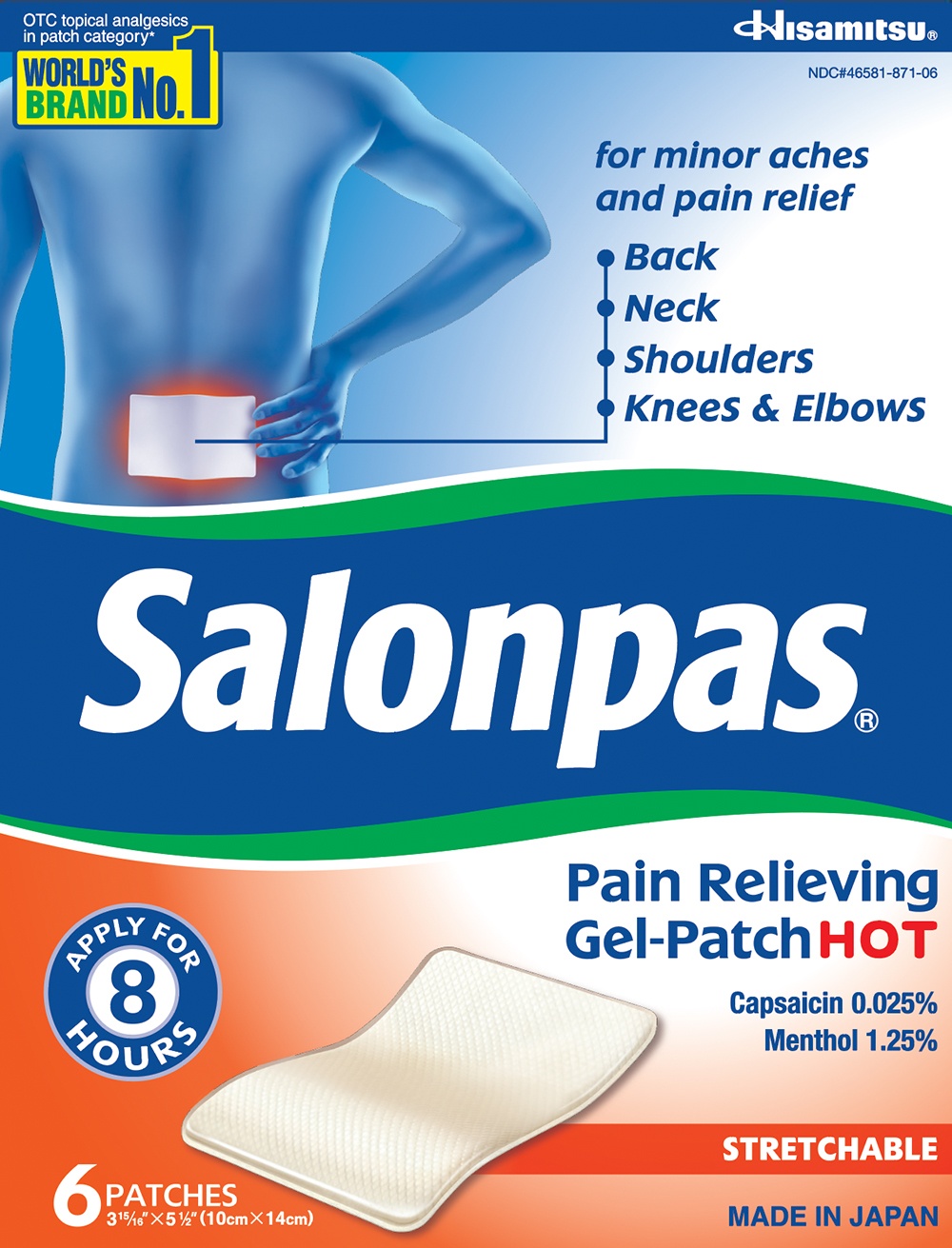 Salonpas&reg; Pain Relieving Gel-Patch HOT