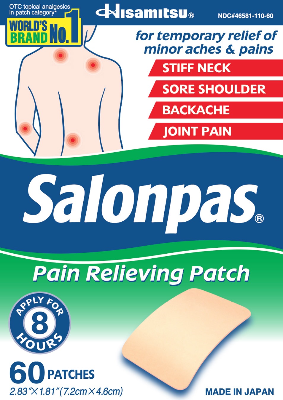 Salonpas&reg; Pain Relieving Patch